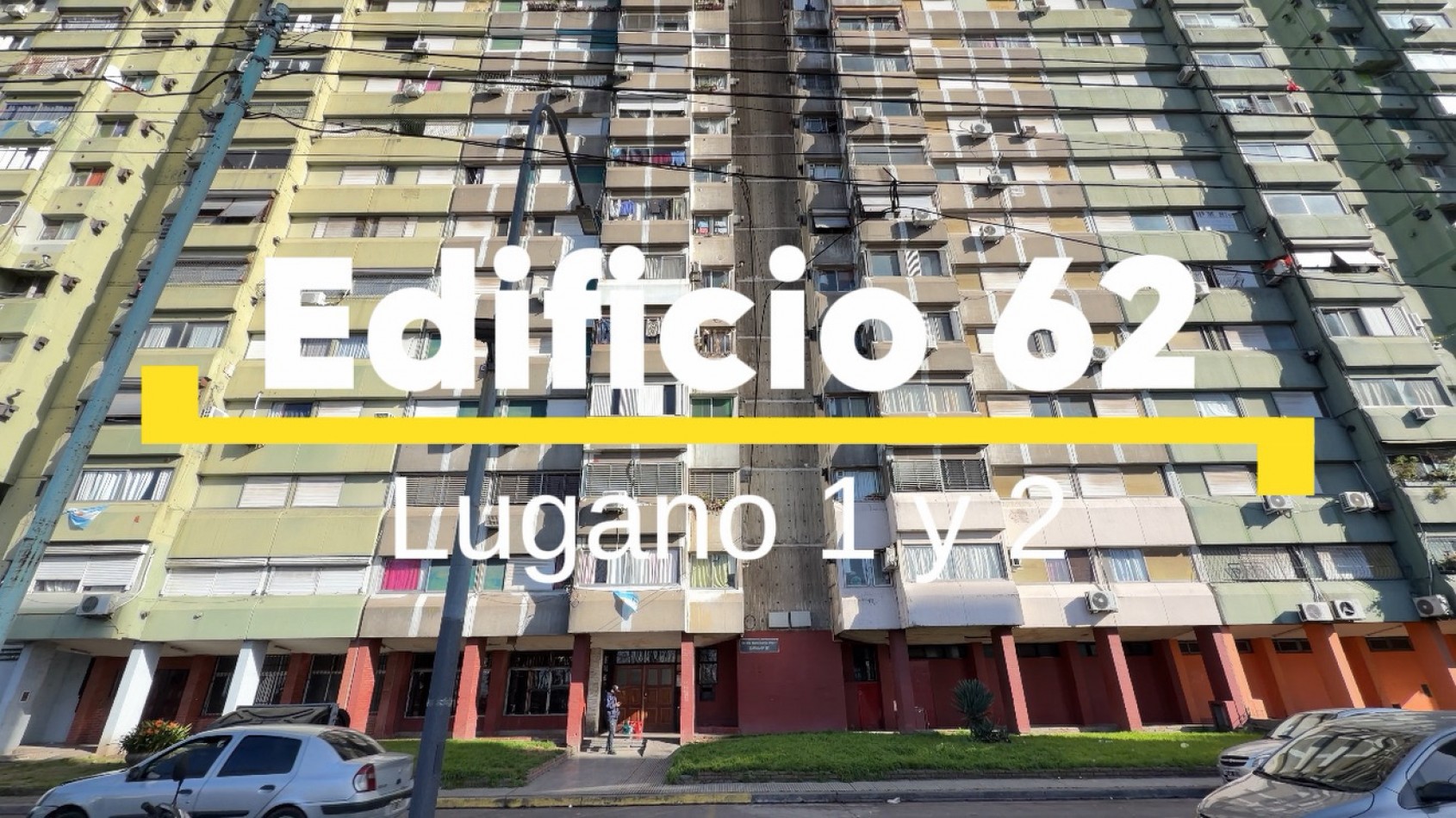 Se Vende departamento tres ambientes (Edificio 62) Lugano 1 y 2