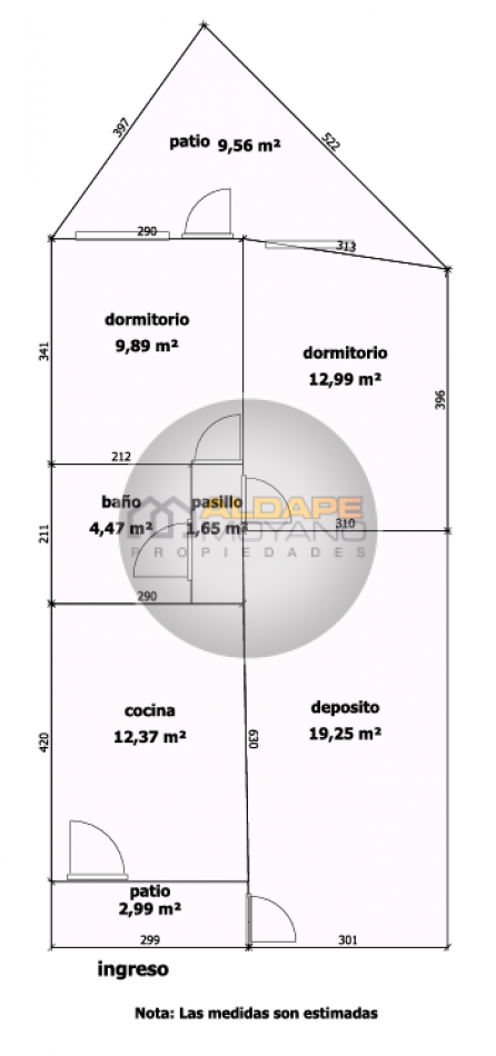 Se Vende PH tres ambientes, contrafrente. Ciudadela