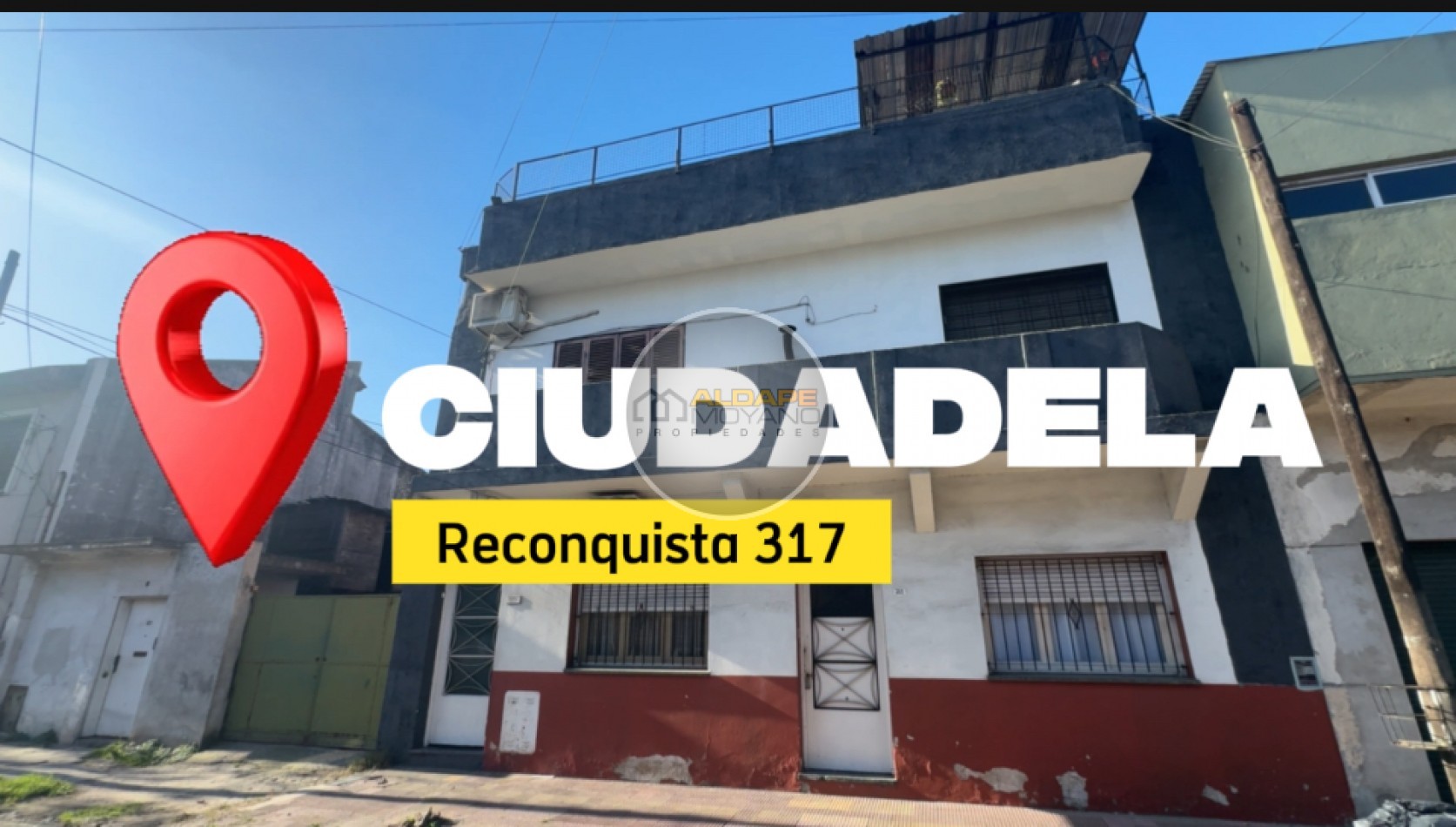 Se Vende PH tres ambientes, contrafrente. Ciudadela