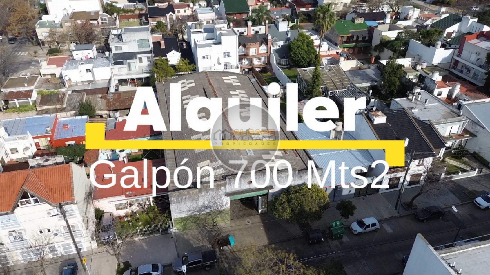 Se alquila Galpon, 700 mts2 (villa lugano)