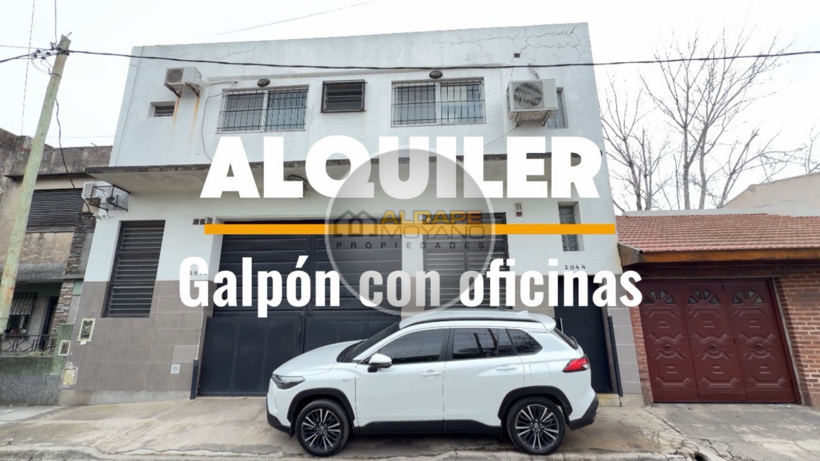 Se alquila Galpon con oficinas (ex imprenta) Parque Avellaneda